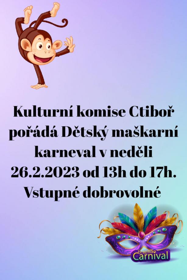 Dětský maškarní ples